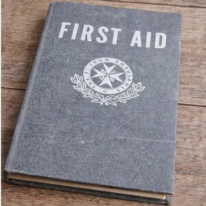 Vintage First Aid Manual St John Ambulance 1966 Canadian Edition